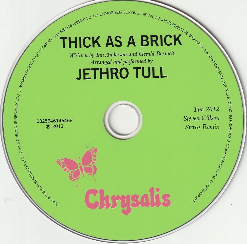 Jethro Tull - Thick As A Brick - CD (1024x1012)