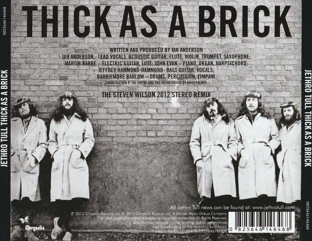 Jethro Tull - Thick As A Brick - CD cover back (1024x791)